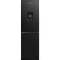 RUSSELL HOBBS RH181TNF552E2DIWD 65/35 Fridge Freezer - Black steel, Black