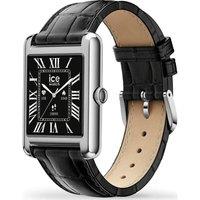 ICE WATCH TKS 2.0 Smart Watch - Silver, Leather Strap, 32 mm, Silver/Grey,Black