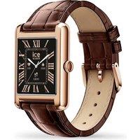 ICE WATCH TKS 2.0 Smart Watch - Rose Gold, Leather Strap, 32 mm, Gold,Brown