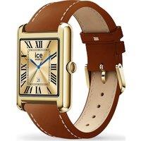 ICE WATCH TKS 2.0 Smart Watch - Gold with Camel Leather Strap, 32 mm, Gold,Orange