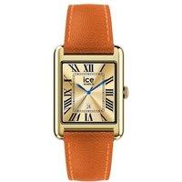 ICE WATCH TKS 2.0 Smart Watch - Gold, Leather Strap, 32 mm, Gold,Orange