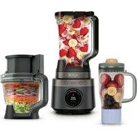 NINJA CrushBOSS LB401UKBK 3-in-1 Kitchen System with Food Processor & Tumbler - Onyx, Black