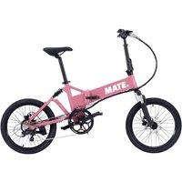 MATE Icon Electric Folding Bike - Soft Bloom, Pink
