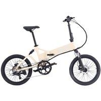 MATE Icon Electric Folding Bike - Ivory Moon, White