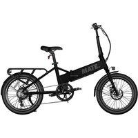 MATE Go Electric Folding Bike - Subdued Black, Black