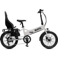 MATE Go Electric Folding Bike - Cloud Mist, Cream
