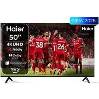 50" HAIER K85 LED 4K HDR Smart Fire TV with Freely - H50K85GUF, Black