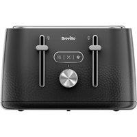 BREVILLE Cobolt VTR043 4-Slice Toaster - Black, Black