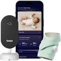 OWLET Duo Dream Sock & Sight Mint Baby Monitor - Blue