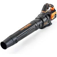 Lawnmaster CLBL2407-01 24V Cordless Leaf Blower - Orange & Black, Black,Orange