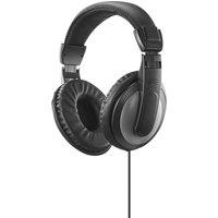 Hama Shell TV II Wired Headphones - Black, Black
