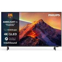 65 Philips Ambilight PQS8601 QLED 4K HDR Smart TV (2026) with Freely - 65PQS8601/05, Black