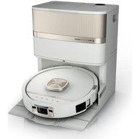 SHARK PowerDetect Luxe UV Reveal RV3023XEUKIV Robot Vacuum Cleaner Dove, White