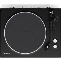 KANTO AUDIO OBI3 G2 Belt Drive Bluetooth Turntable - Black, Black