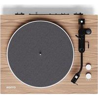 KANTO AUDIO OBI3 G2 Belt Drive Bluetooth Turntable - Walnut, Brown