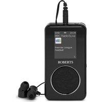 ROBERTS SportsDAB 65 Portable DAB Radio - Black, Black