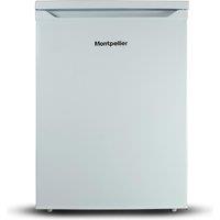Montpellier MDAUCL60W Undercounter Fridge - White, White