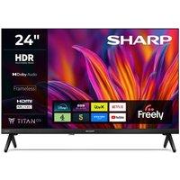 24 SHARP 1T-C24JF2755KB Smart HD Ready HDR LED TV, Black