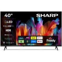 40 Sharp 2T-C40JF3755KB Smart Full HD HDR QLED TV, Black