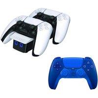 Sony PS5 DualSense Wireless Controller & PlayStation 5 Twin Docking Station Bundle.