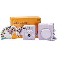 INSTAX Mini 12 Instant Camera Bundle - Lilac Purple, Purple