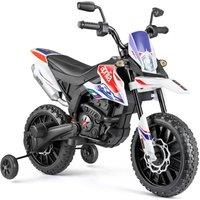 XOOTZ Aprilia 12V Kids Electric Ride-On Bike - White, White
