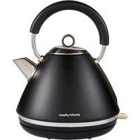 MORPHY RICHARDS Accents Gold Kettle - Black, Black