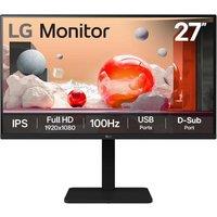 Lg 27BA550-B Full HD 27 IPS Monitor - Black, Black
