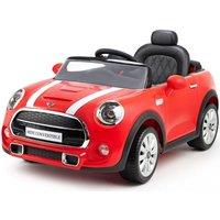 XOOTZ Mini Cooper Kids Electric Ride-On Car- Red, Red