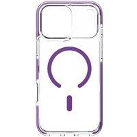 ZAGG Santa Cruz Snap iPhone 18 Pro Max Case - Clear & Purple, Clear,Purple