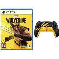 Playstation PS5 DualSense Wireless Controller (Marvel's Wolverine Battle Yellow Limited Edition) & Marvel's Wolverine Bundle