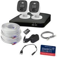 SWANN Home SWDVK-446852MQB-EU 4-channel Full HD 1080p DVR Security System - 64 GB, 2 Cameras, White