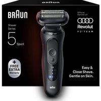 BRAUN Series 5 52-N1000sF1 Wet & Dry Foil Shaver - Black, Black