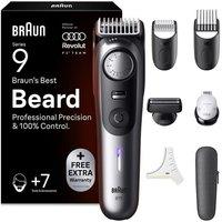 BRAUN Series 9 BT9520 F1 Beard Trimmer - Silver, Silver/Grey