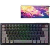 Cheryxtrfy K63W Pro Compact Wireless Mechanical Gaming Keyboard & GP5 Litus Gaming Mouse Mat Bundle
