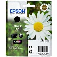 EPSON Daisy T1801 Black Ink Cartridge, Black