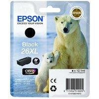 EPSON Polar Bear T2621 XL Black Ink Cartridge, Black