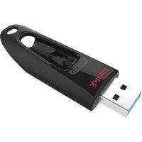 SANDISK Ultra USB 3.0 Memory Stick - 64 GB, Black, Black