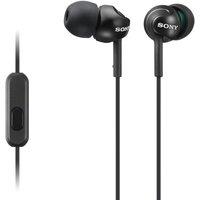 SONY MDR-EX110APB Headphones - Black, Black