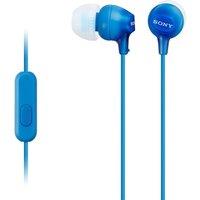 SONY EX15APLI Headphones - Blue, Blue