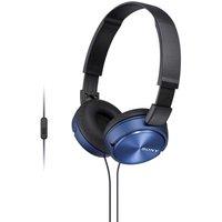 SONY MDR-ZX310APL Headphones - Blue, Blue
