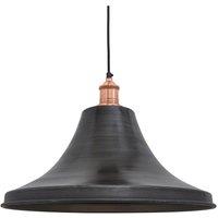 Brooklyn Giant Bell Pendant, 20 Inch, Pewter, Copper Holder