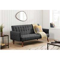 Grey Fabric Sofa Bed Birlea Hudson Bed Settee Contemporary