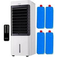 Portable Air Cooler Mobile Evaporative Cooling Fan Humidifier 6L