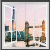 Landscape Window panel set, 120 X 60 Surface Panel, Tower Bridge design