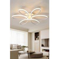 Modern Acrylic Petal LED Semi Ceiling Light