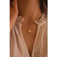 Dainty Silver Heart Love Necklace