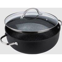 Scratch Guard Casserole Pot with Lid Glass, Induction, Dishwasher and Oven Safe, 28cm