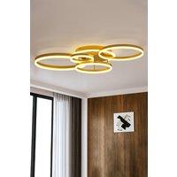 Classic Golden Loops LED Ceiling Light