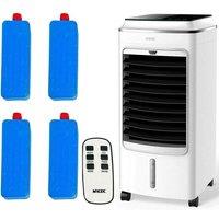 Portable Air Cooler Mobile Evaporative Cooling Fan Humidifier 4L